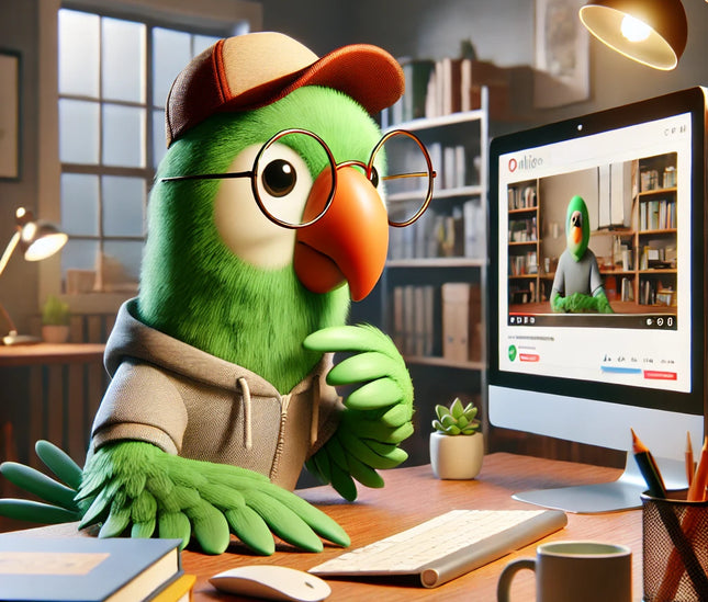 Parrot Key Mastering Mobile Online Class Conversation Insurance