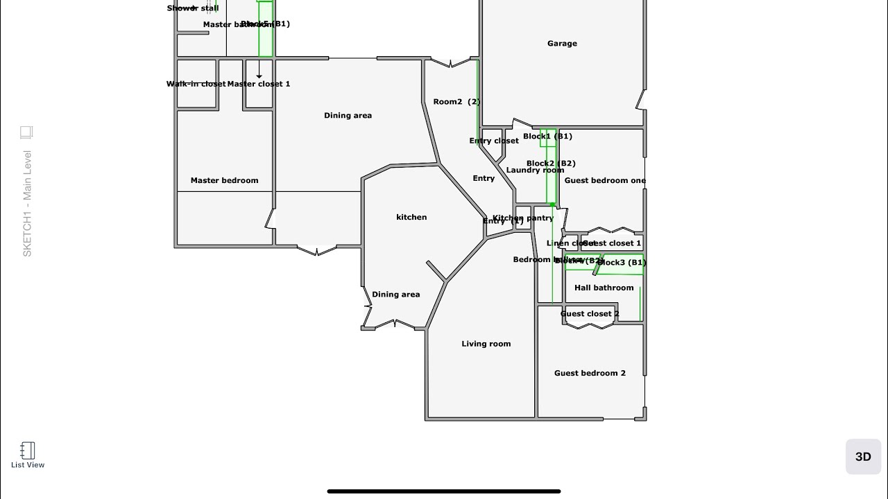 Xactimate Mobile Auto Capture floor plan from Neil Baumann's field demonstration